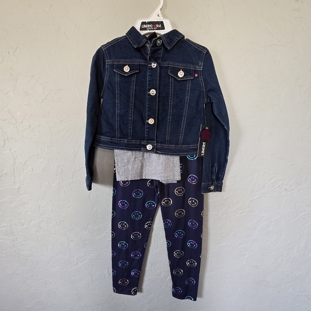 Limited Too 3 Piece Set Nwt Size 7 Girls